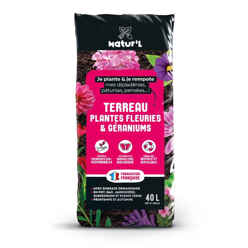 Terreau fleurs & geraniums