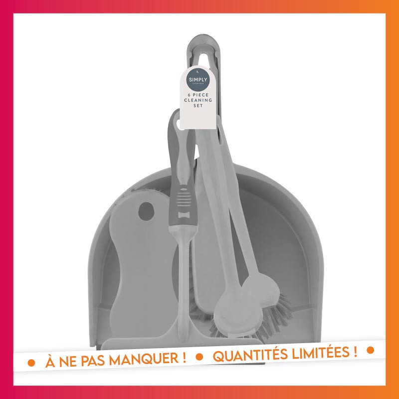 Ensemble menage 6pcs