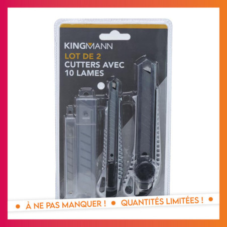 Set 2 cutters + 10 lames