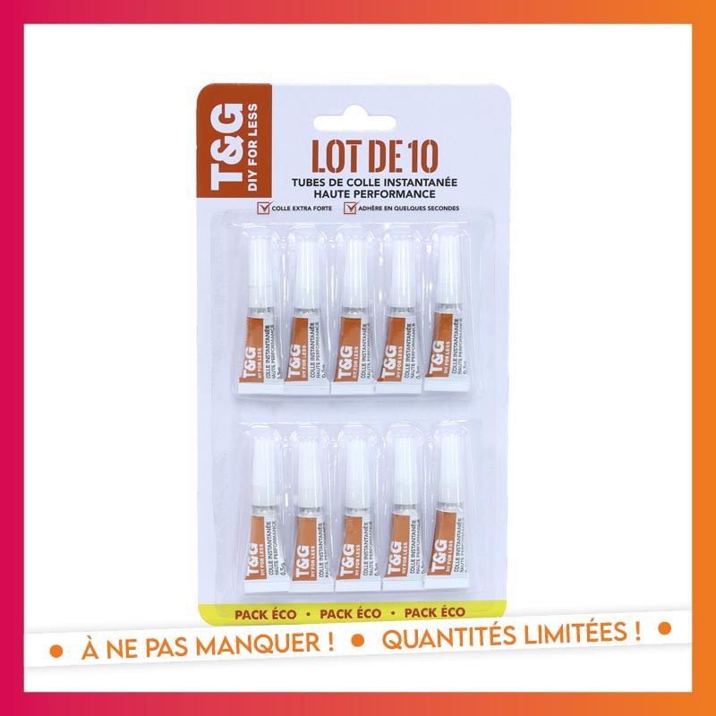 Super glue 0.5g x10 pack eco