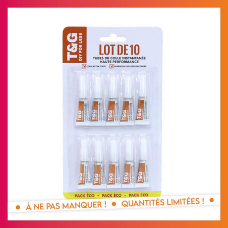 Super glue 0.5g x10 pack eco