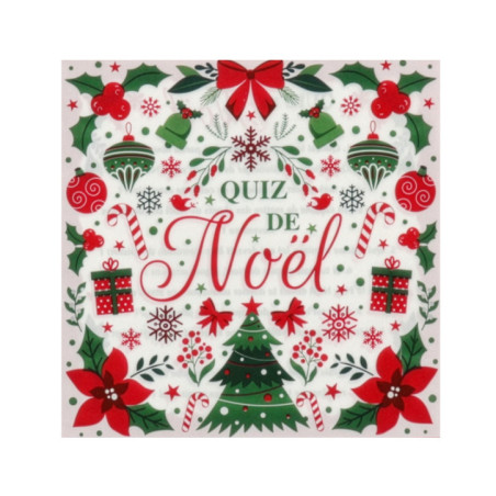 Dessous plat quiz de noel x6