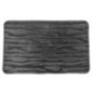 Tapis de bain 50x80 gris fluffy