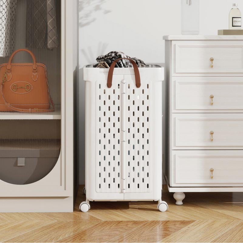 Paniere a linge a roulettes 67l