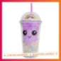 Gourde bubble tea arc en ciel 35