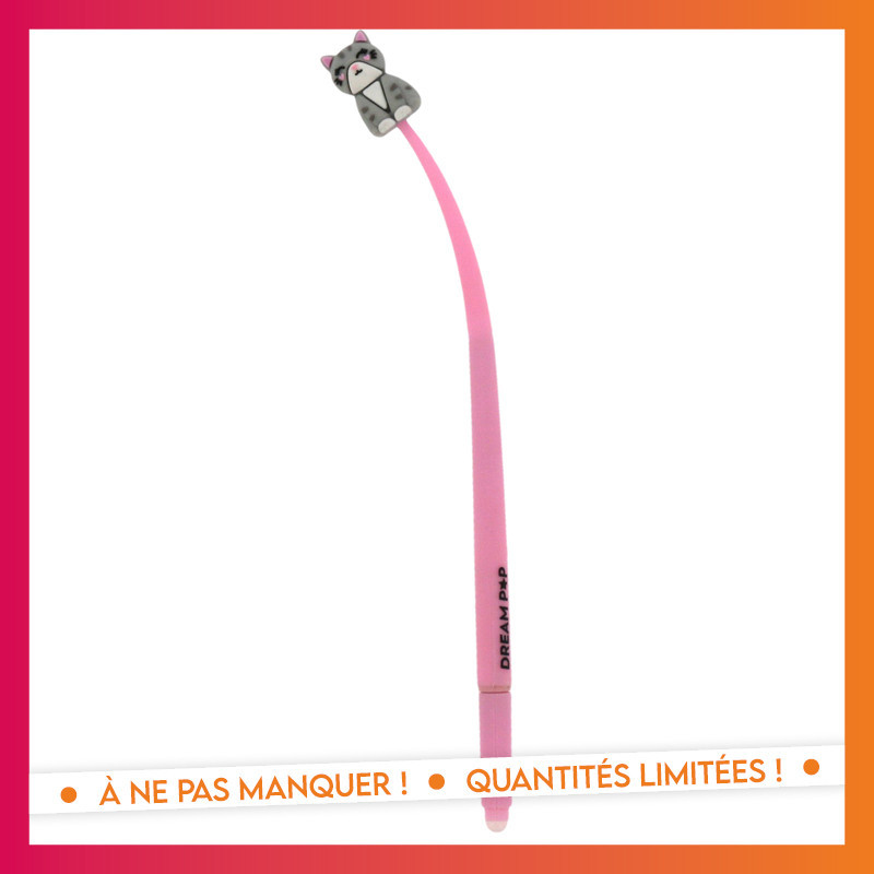 Stylo effacable cuddle kitty