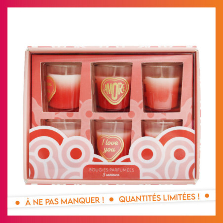 Coffret 6 bougies