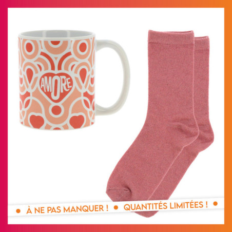 Set coffret mug et chausettes