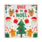 Serviette quiz de noel 33x33cm x