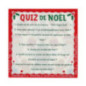 Serviette quiz de noel 33x33cm x