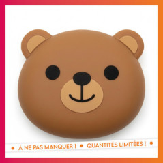 Porte monnaie silicone ourson