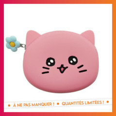 Porte monnaie silicone chat