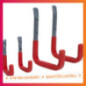 Set de 4 crochets muraux