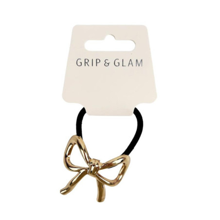 Elastique cheveux noeud gold