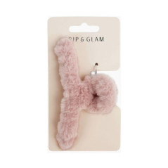 Pince cheveux fluffy creme