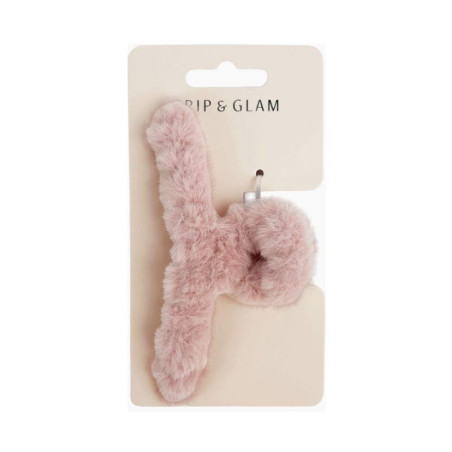 Pince cheveux fluffy creme