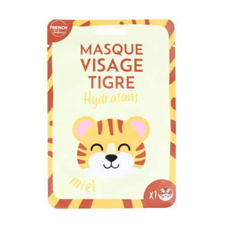 Masque hydratant visage tigre