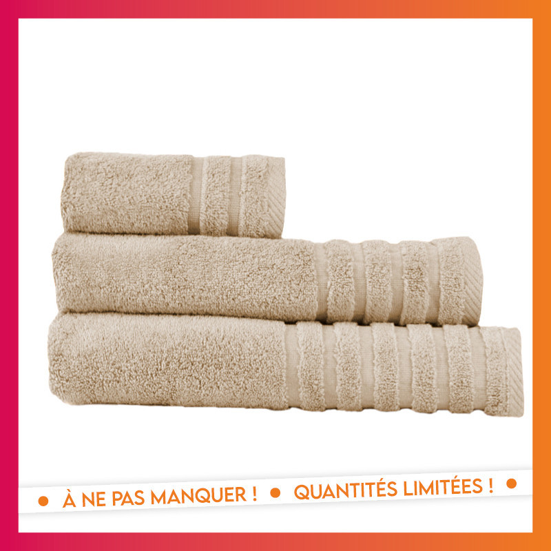 Set 3 pieces eponge taupe