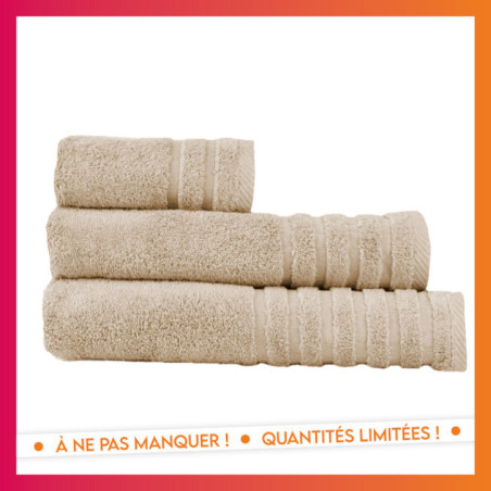 Set 3 pieces eponge taupe