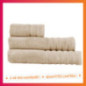 Set 3 pieces eponge taupe