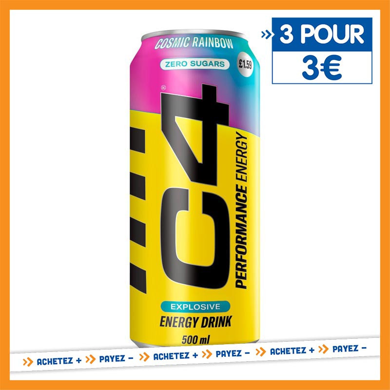 Boisson energy cosmic rain 50cl