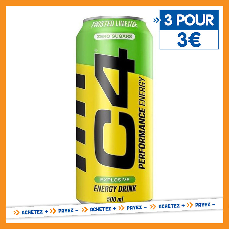 Boisson energy twisted lime 50cl