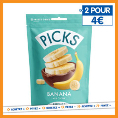 Puree banane enrobee chocolat