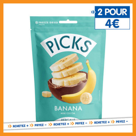 Puree banane enrobee chocolat