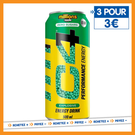 Boisson energisante apple 50cl