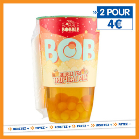 Bubble tea tropical peach 40cl