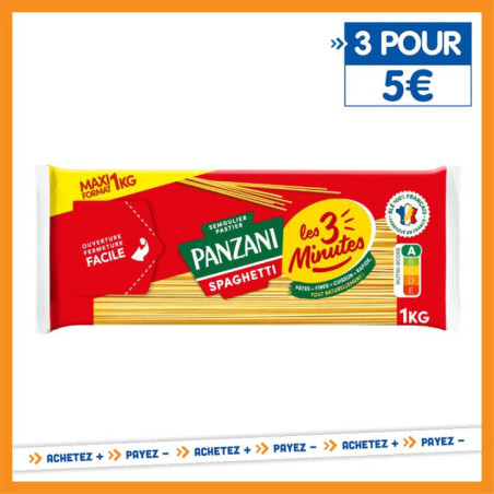 Pate spaghetti 3min 1kg