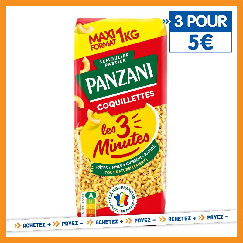 Coquillette 3min 1kg