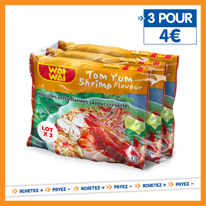 Nouilles instantanees crevette
