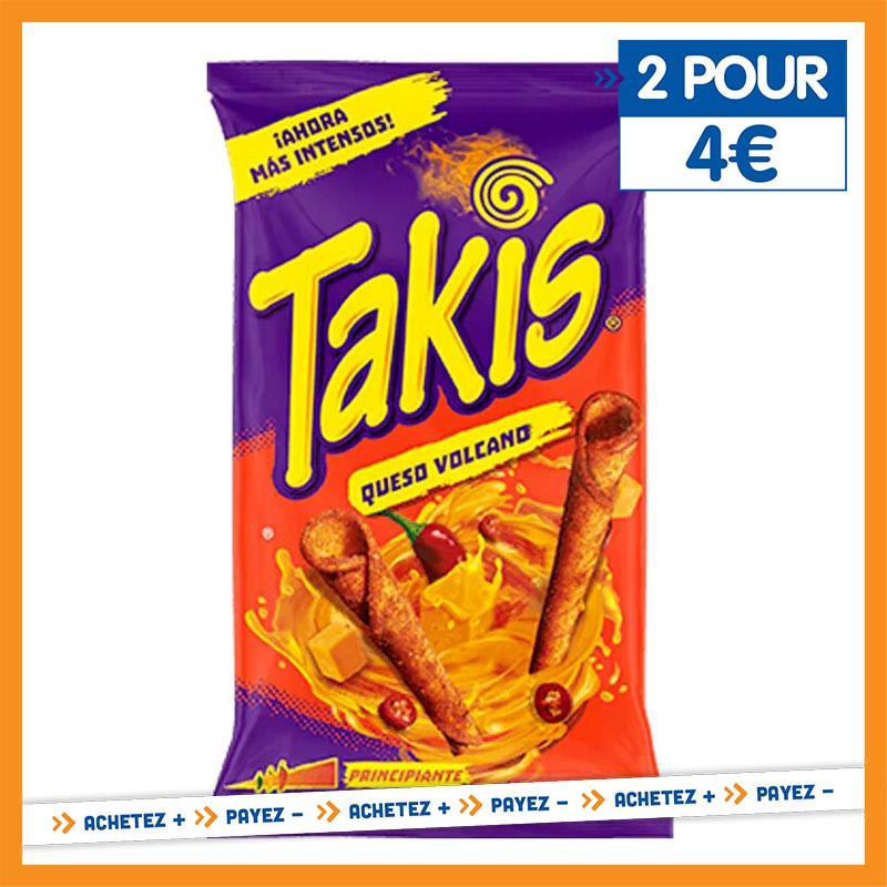Chips takis queso volcano