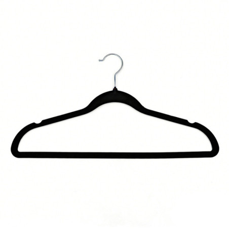 Lot de 20 cintres velours noir