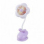 Mini lampe/ventilateur fleur a c