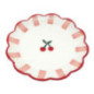 Plat de service rose/cerise