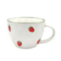Mug blanc et motif fraise 380ml