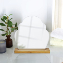 Miroir salle de bain coquillage