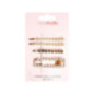 Barette cheveux perles et doree