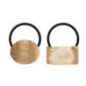 Elastiques bijoux courbe doree