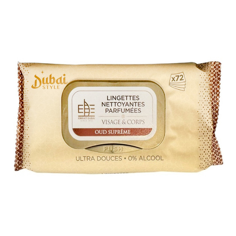 Lingettes visage & corps x72 oud