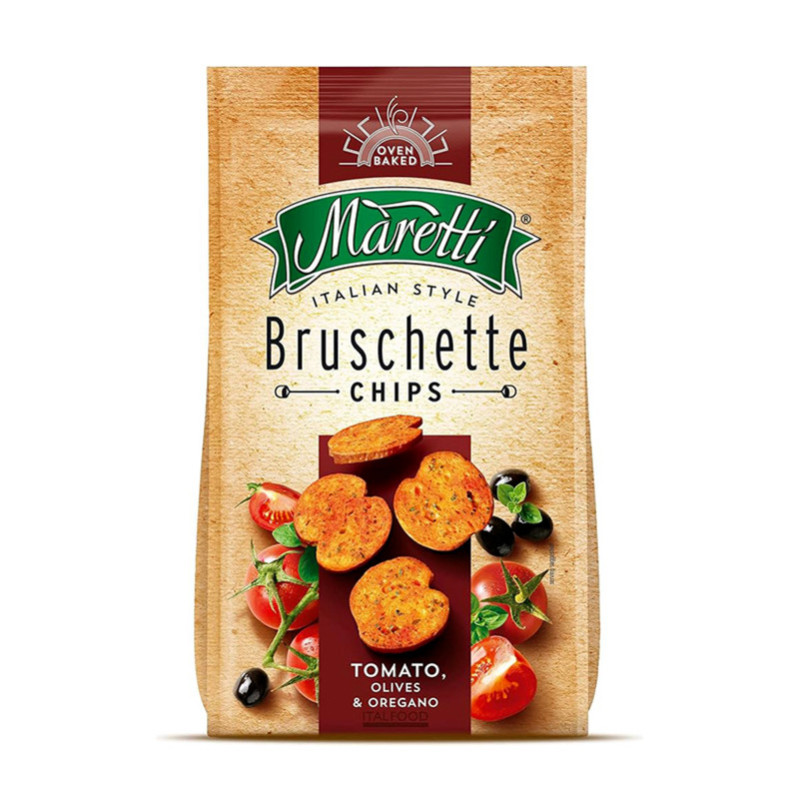 Bruschette chips tomate origan
