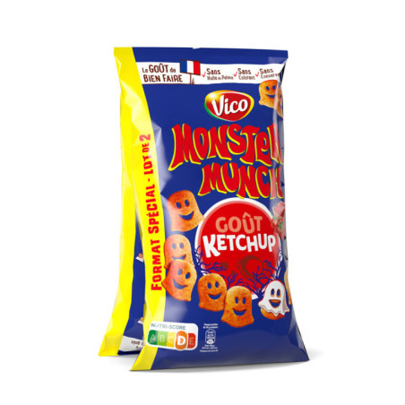 Chips ketchup lot de 2x100g