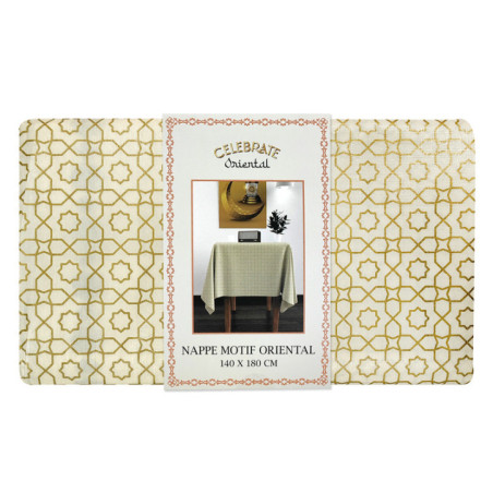 Nappe en pe 140x180cm motif orie