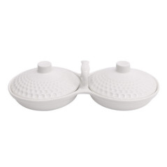 Bols de service avec poignees