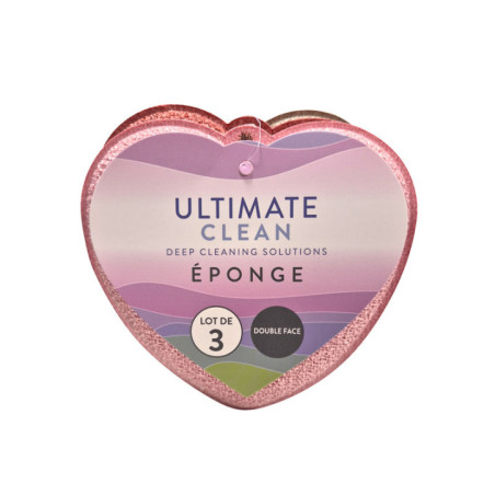 Eponge double face coeue x3