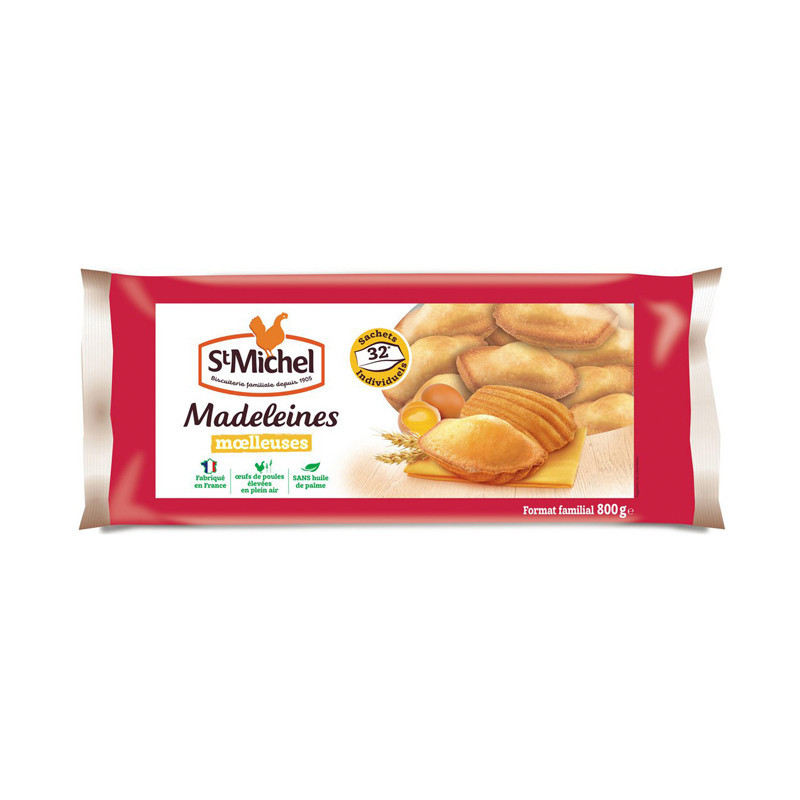 Madeleine moelleuses 800g