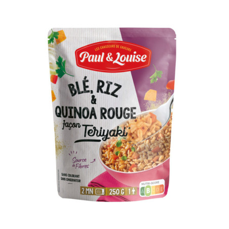 Ble & quinoa rouge facon teriyak