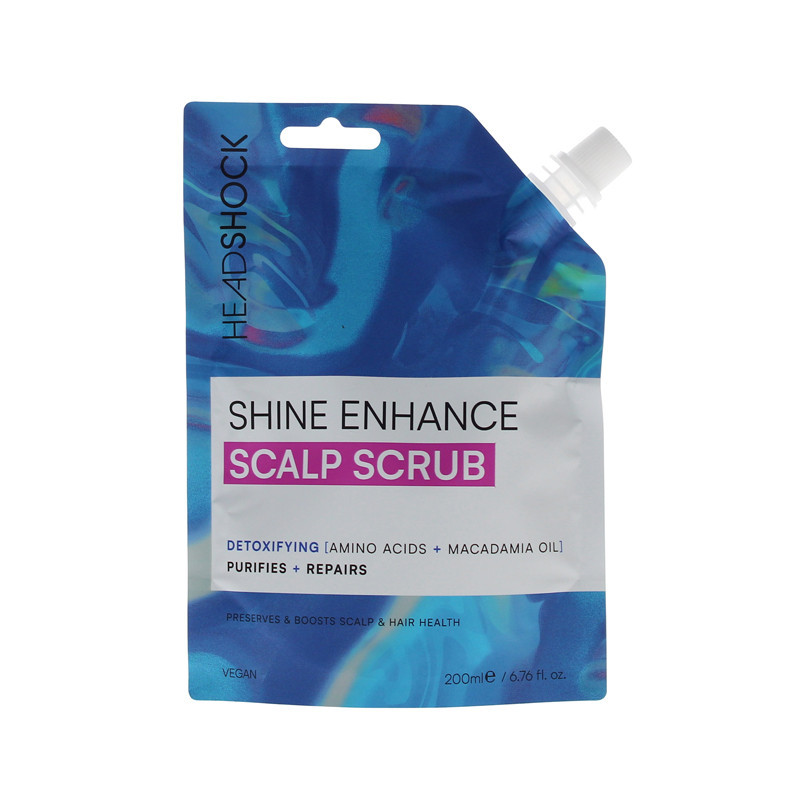 Gommage cheveux brillance acide